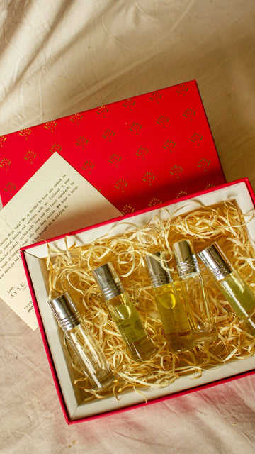 Aroma Sutra- Attar Roll On Luxe Perfume Set