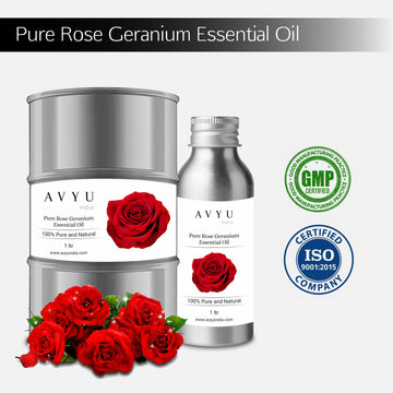 Pure Rose Geranium Essential Oil