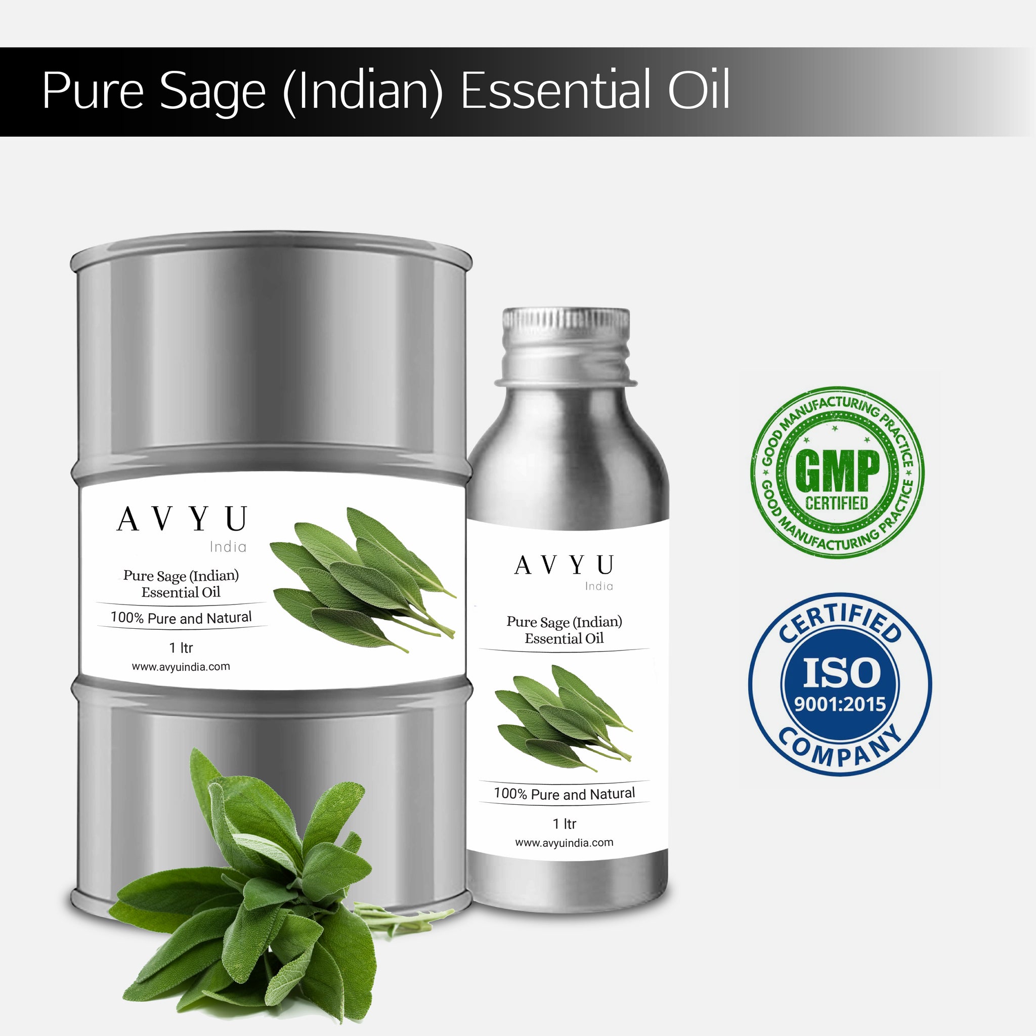 Pure Sage (Indian) Essential Oil